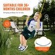 preview thumbnail 5 of 9, 2 Pack Green Kids Outdoor Swing with EVA Seat with Heavy Duty Chains Safe for Playgrounds and Backyard - 25.98 x 5.51 x 0.47 in