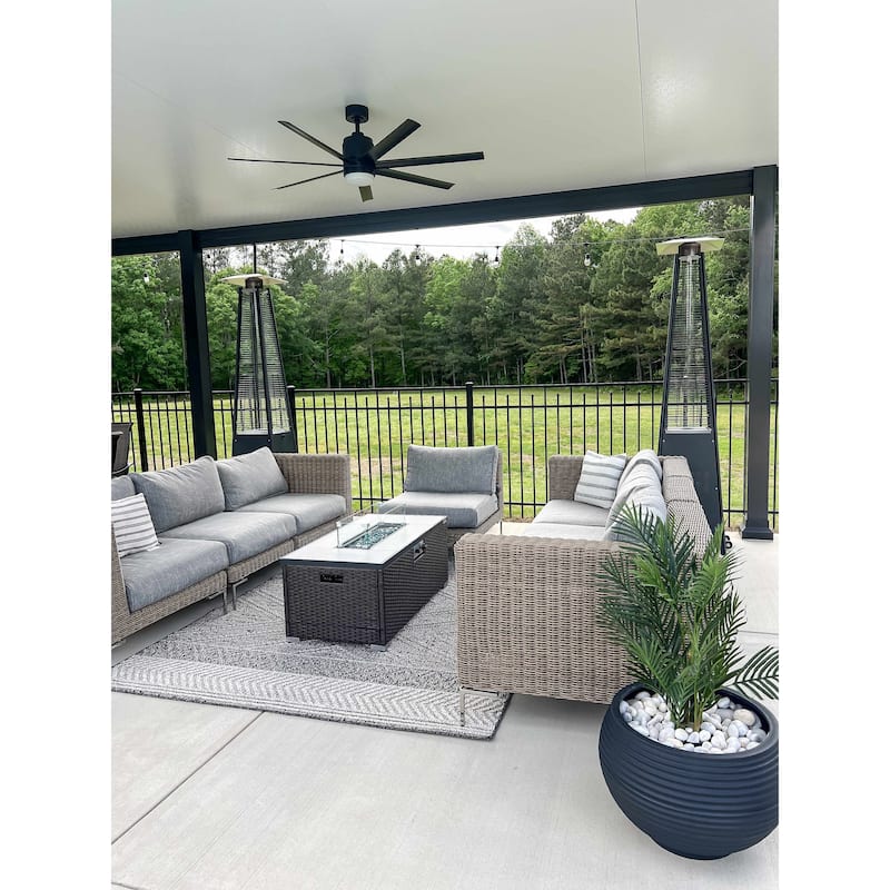 Hauteloom Areli Diamond Geometric Farmhouse Patio Outdoor Area Rug