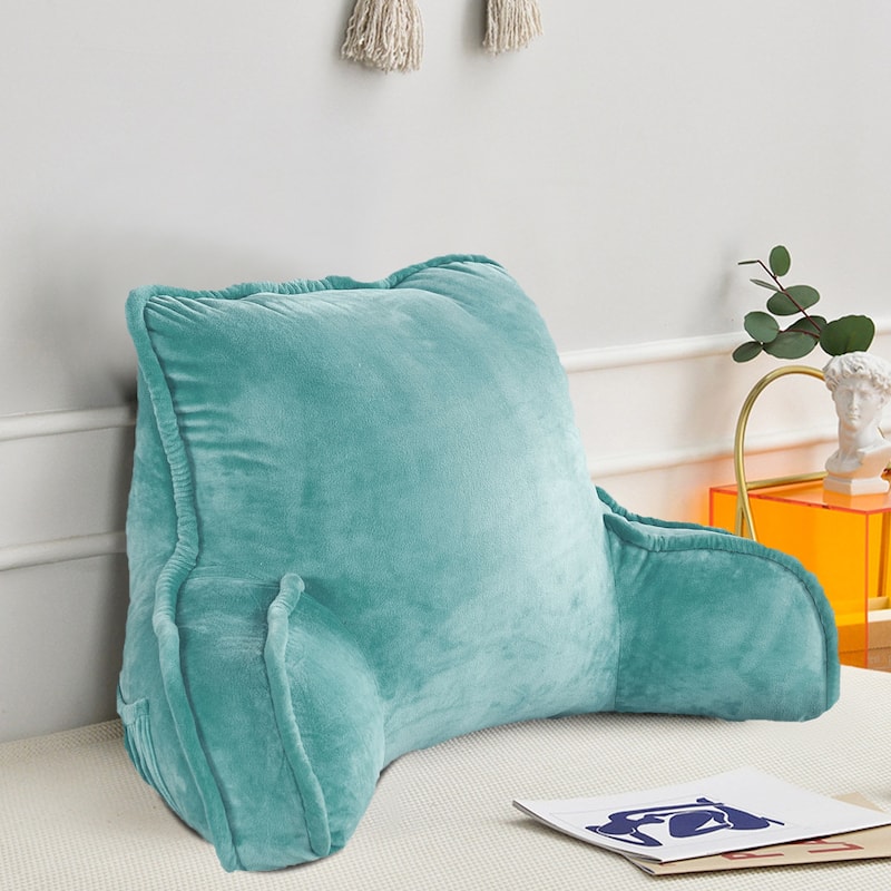 Super soft Lounger Bedrest Reading Pillow - Aqua
