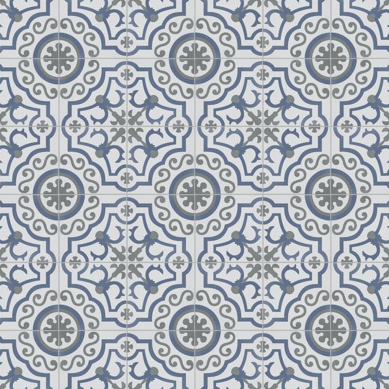 Merola Tile Hidraulico Ducados 9-3/4" x 9-3/4" Porcelain Floor and Wall Tile