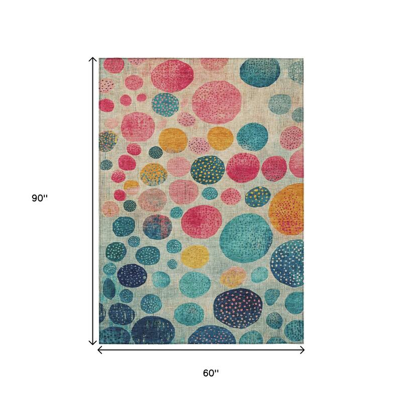 HomeRoots Geometric Transitional Rectangle Outdoor Rug