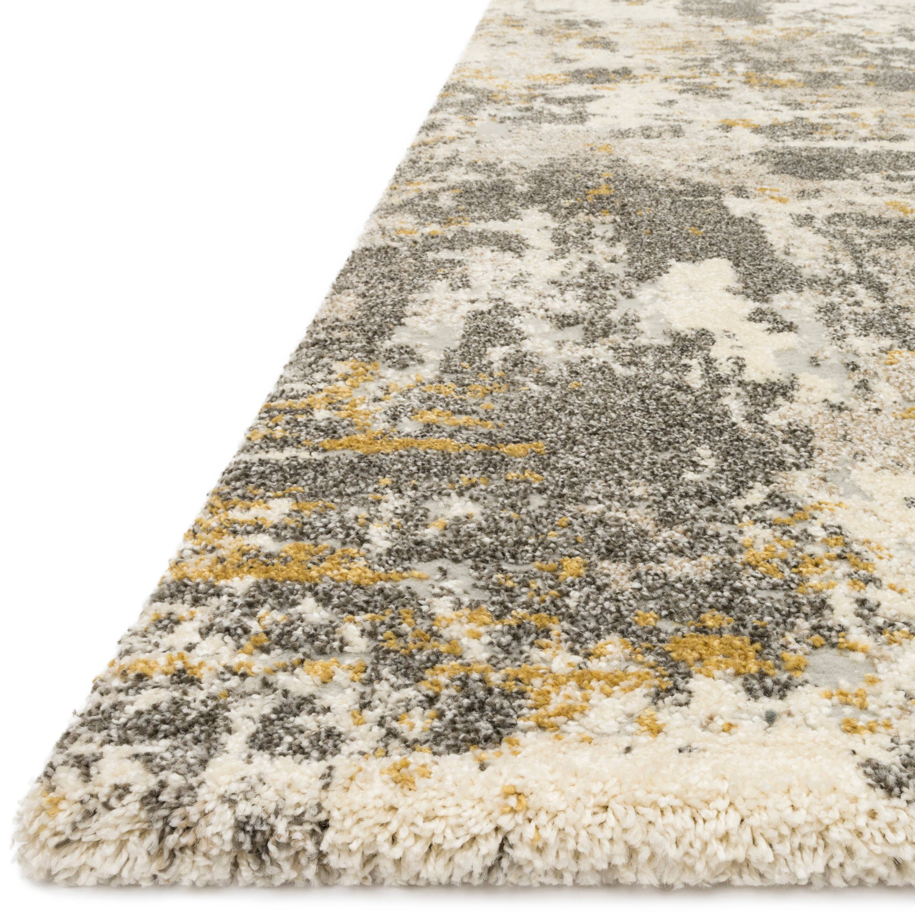 Alexander Home Midcentury Modern Abstract Granite Area Rug On Sale