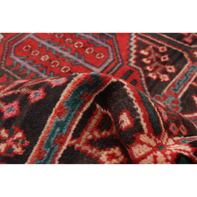 ECARPETGALLERY Hand-knotted Andelz Navy Wool Rug - 3'10 x 10'1