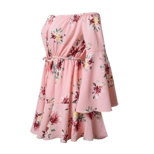 floral print short frocks