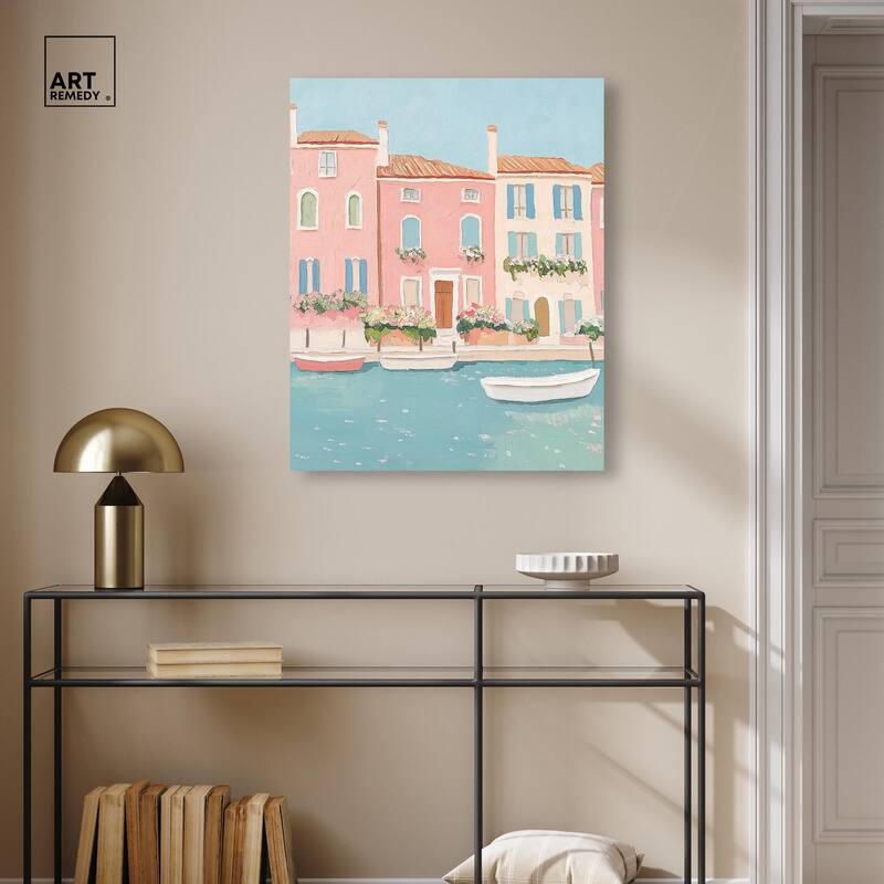 Adrift in Venice Canvas by Art Remedy, Gallery Wrapped