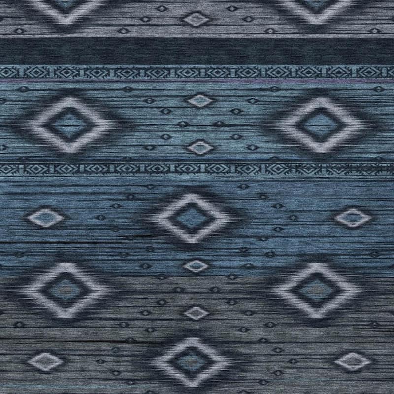 HomeRoots Tribal Transitional Rectangle Outdoor Rug