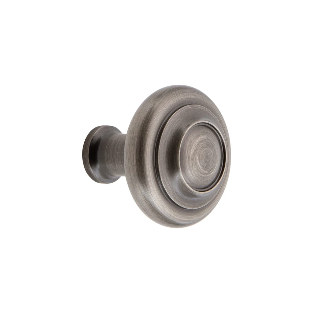 Grandeur CIRC-BRASS-KNOB Circulaire 1-3/8” Solid Metal Stepped
