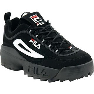 fila disruptor ii black white