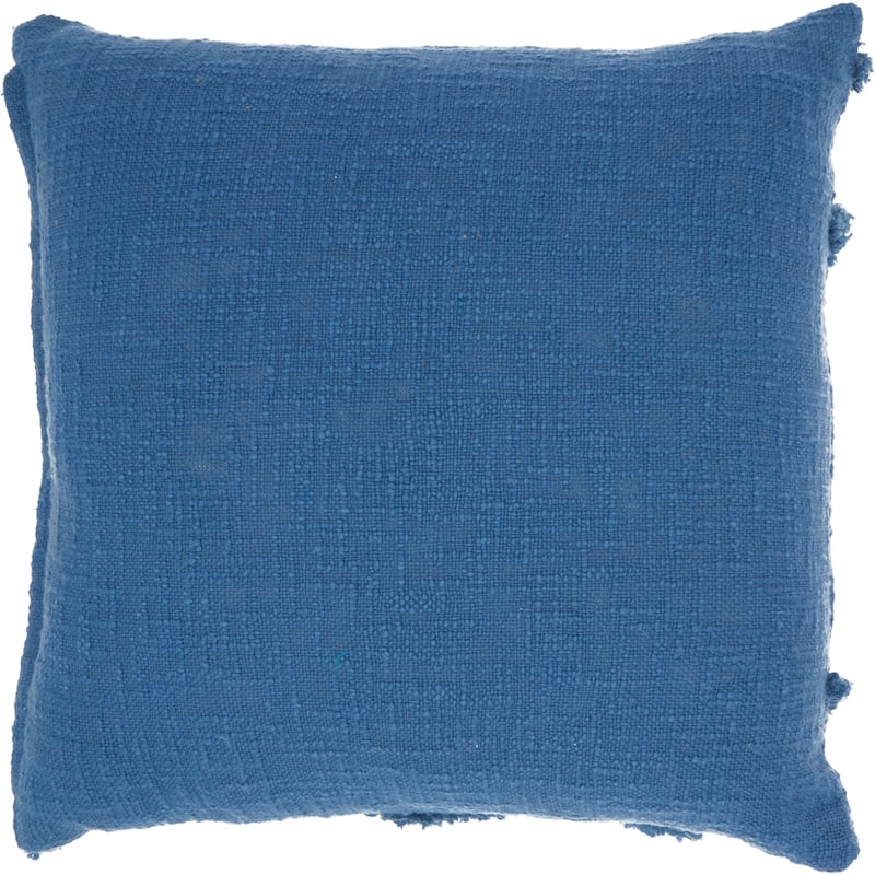 Mina Victory Distressed Diamond Boho Throw Pillow