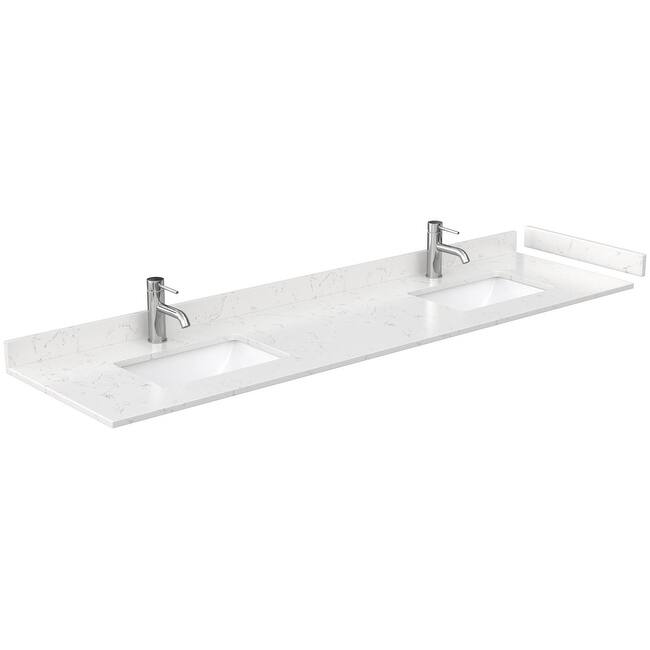Wyndham Collection Maroni 80" Free Standing Double Basin Vanity Set