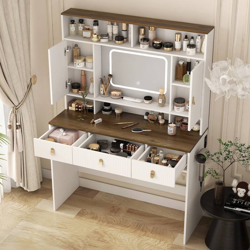 Farmhouse Dressing Table Makeup Table
