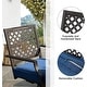 preview thumbnail 13 of 25, EROMMY 7 Pieces Patio Dining Set Metal Outdoor with Umbrella Hole