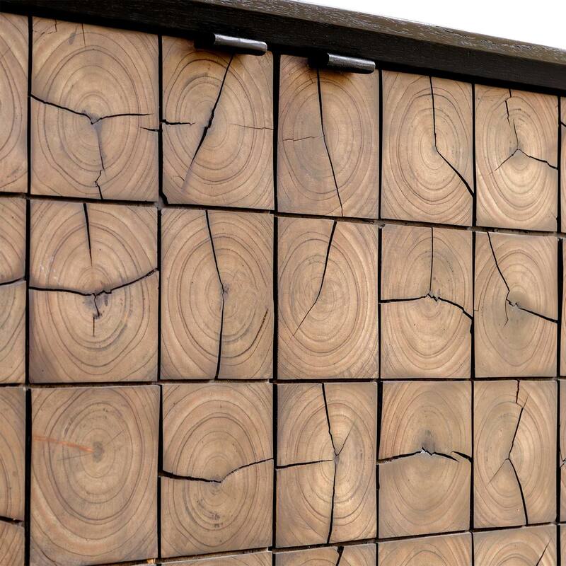 Uttermost Muestra Wood Grain 2 Door Cabinet - 36.00" W x 33.00" H x 14.00" D