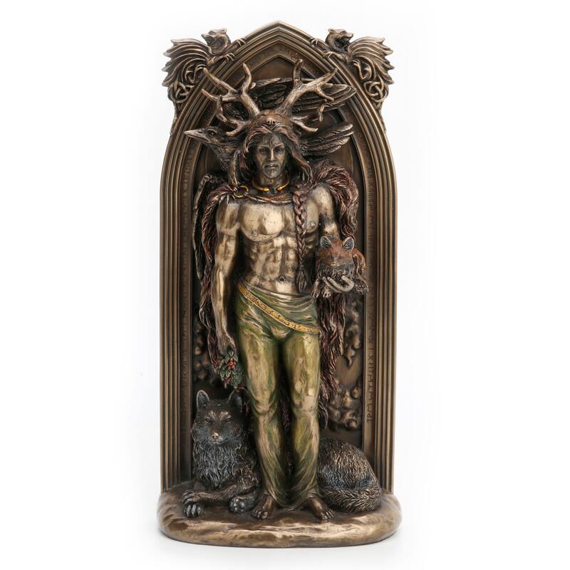 Veronese Design 10.63" H THE DRUID BY RUTH THOMPSON Cold Cast Bronze
