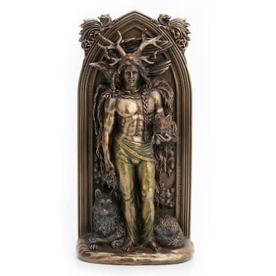 Veronese Design 10.63" H THE DRUID BY RUTH THOMPSON Cold Cast Bronze