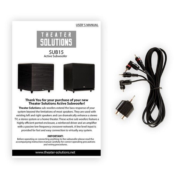 theater solutions sub15f