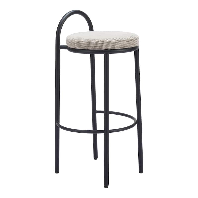 Sisal Barstool Beige Tweed