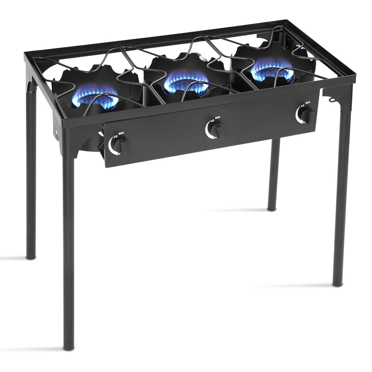 Double Head Portable Propane Gas Stove Double Burner Outdoor