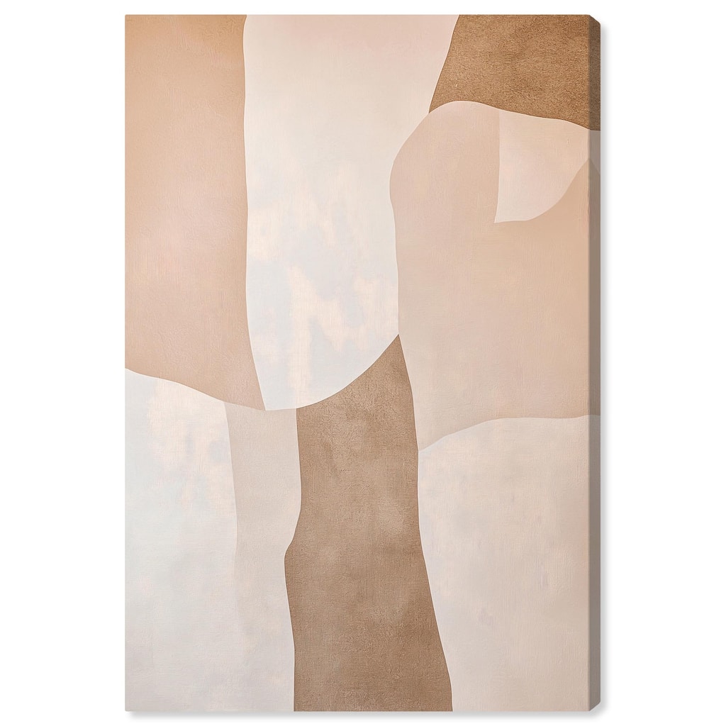 Forms in Beige I Canvas by Art Remedy, Gallery Wrapped