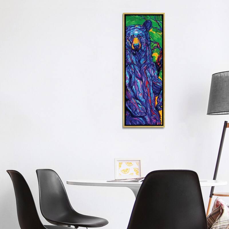 iCanvas "Guardian Bear" by Derrick Higgins Framed Canvas Print