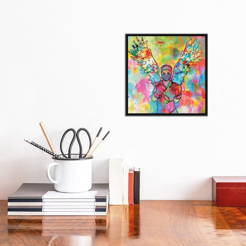iCanvas "Today I Choose Hope" by Ivan Guaderrama Framed Canvas Print