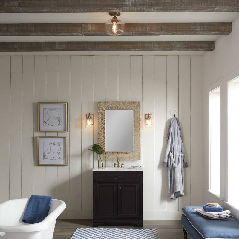 Progress Lighting P350214 Aiken 9" Wide Semi-Flush Bowl Ceiling