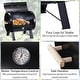 preview thumbnail 5 of 7, Outsunny 20" Portable Outdoor Camping Charcoal Barbecue Grill with Wooden Handles & Improved Air Circulation