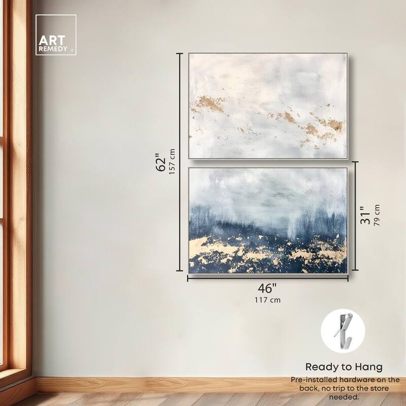 Inner Cosmos II Canvas Set of 2 by Art Remedy