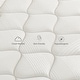 preview thumbnail 3 of 11, SweDrea 8/12 in. Firm Hybrid Mattress Cooling and Breathable with CertiPUR-US, SGS and OEKO-TEX