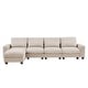 preview thumbnail 12 of 16, Merax Convertible Sofa Couch with Reversible Chaise