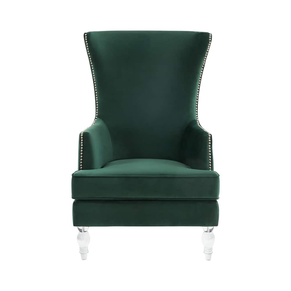 SAFAVIEH Couture Cath Modern Wingback Chair - 29Wx32Dx45H