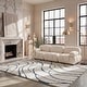 preview thumbnail 3 of 21, SAFAVIEH Florida Shag Sigtraud Abstract Waves 1.2-inch Thick Rug