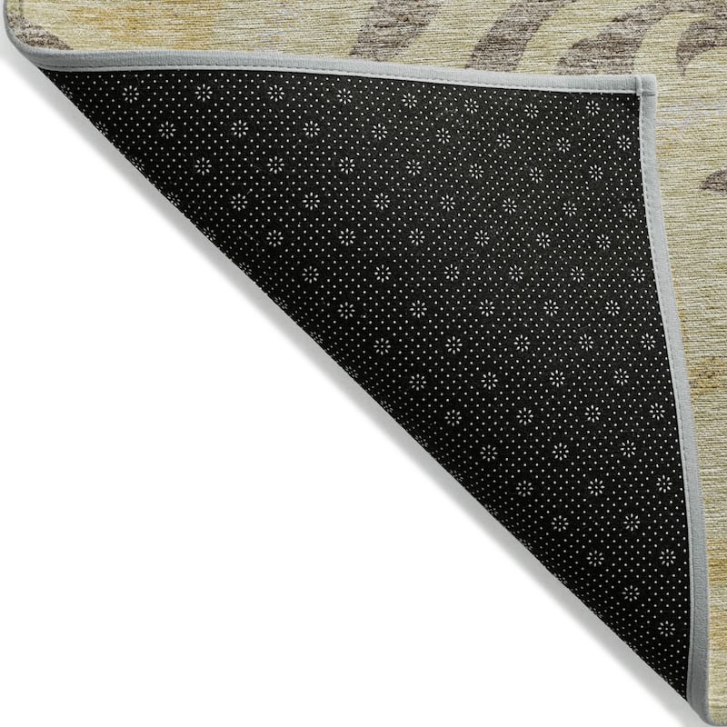 HomeRoots Floral Transitional Rectangle Outdoor Rug