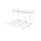 preview thumbnail 16 of 15, Twin Size Triple Bunk Bed with Guardrail, Detachable Metal Bed Frame