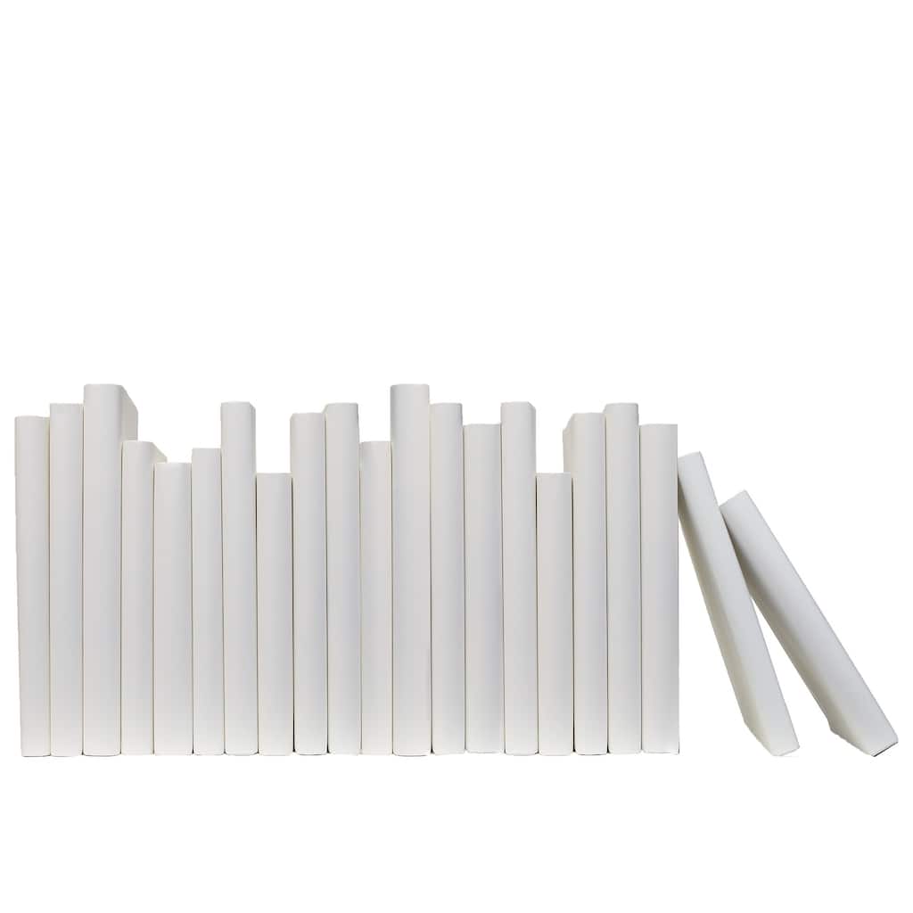 Books White Decorative Accessories: Snowfall Oversized Wrapped Color By The Foot