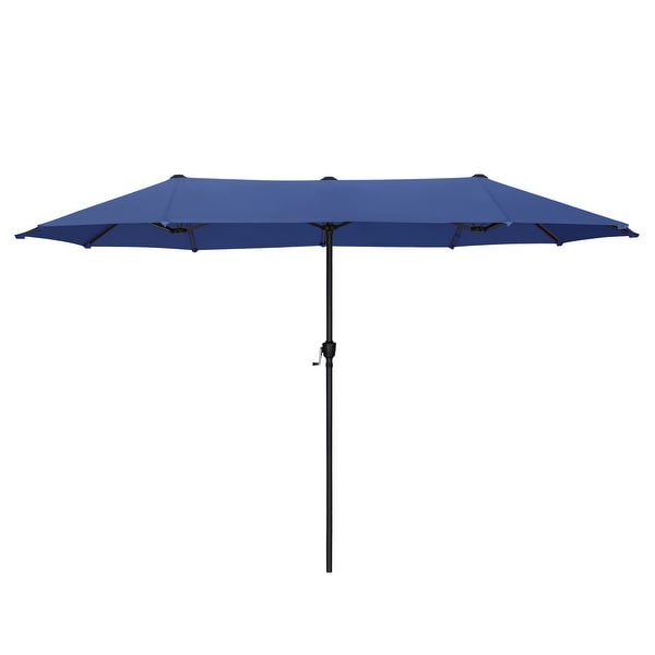 MAISON ARTS 13ft Double -Sided Patio Umbrella Extra Large