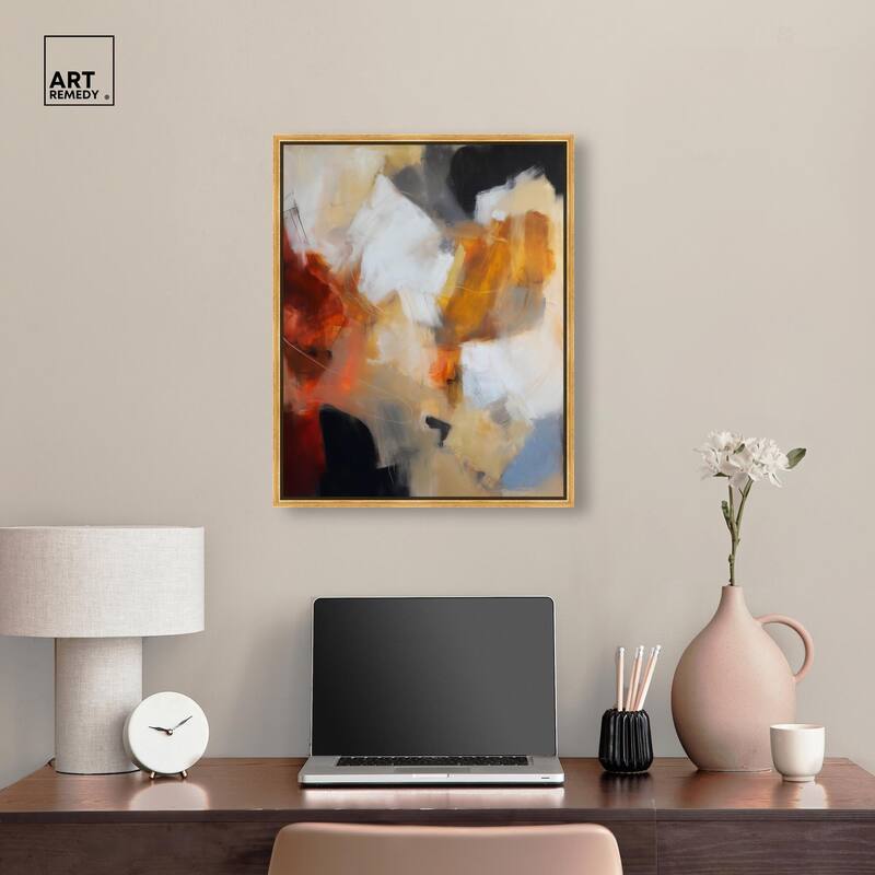 Earth and Fire I Canvas by Art Remedy