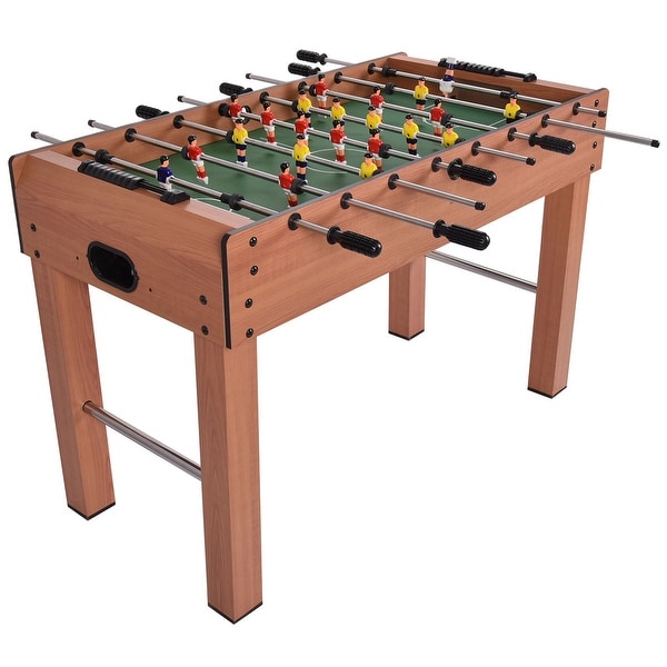 48" Competition Game Foosball Table - Overall dimension: 48" x 24" x 31". Opens flyout.