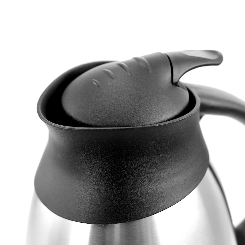 MegaChef 2 Quart Stainless Steel Thermal Beverage Carafe for Coffee and Tea
