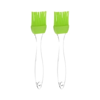 Pastry Brush Silicone. 2pcs Heat Resistant Oil Brush Basting Brush