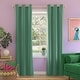 preview thumbnail 46 of 63, Sun Zero Riley Kids Bedroom Blackout Grommet 1-Piece Curtain Panel, Single Panel 40x63 - Aqua Blue