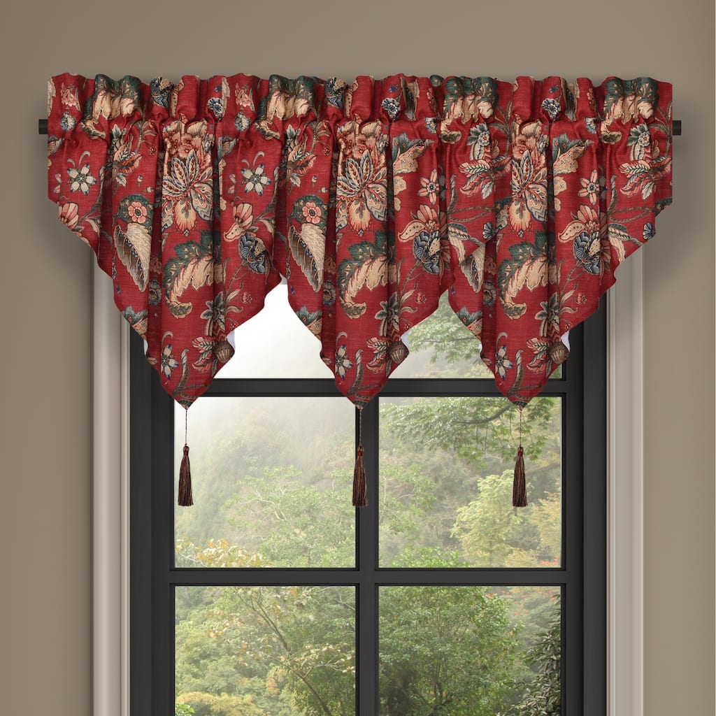 Enchanted Garden Window Ascot Valance