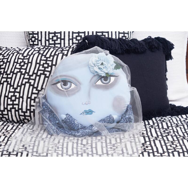 Miss Gloomy Zombinaland Halloween Decorative Soft Figurine Pillow