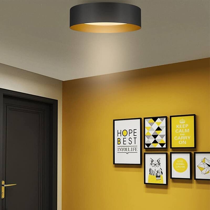 Modern Minimalist Round Drum Flush Mount Ceiling Lights