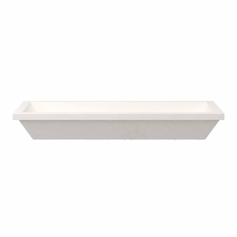 Native Trails NSL3715 NativeStone 37" Rectangular Concrete Undermount