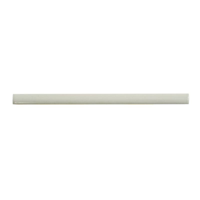 Apollo tile 0.5" x 8" Horizonte Glossy Soft Mint Green Ceramic Tile (0.27 sq ft/case) - 10 Pack