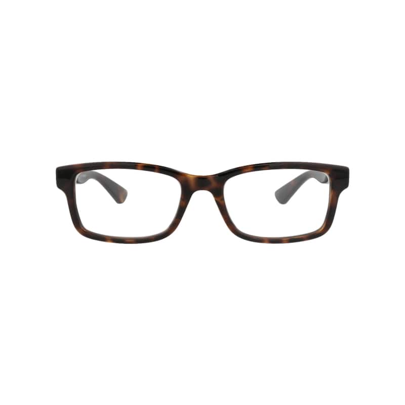 Gucci Square-Frame Injection Optical Frames - Havana Havana Transparent - Multi