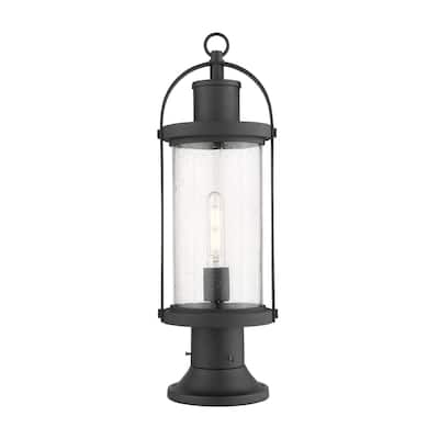 Z-Lite Roundhouse 22" Tall Outdoor Pier Mount Post Light