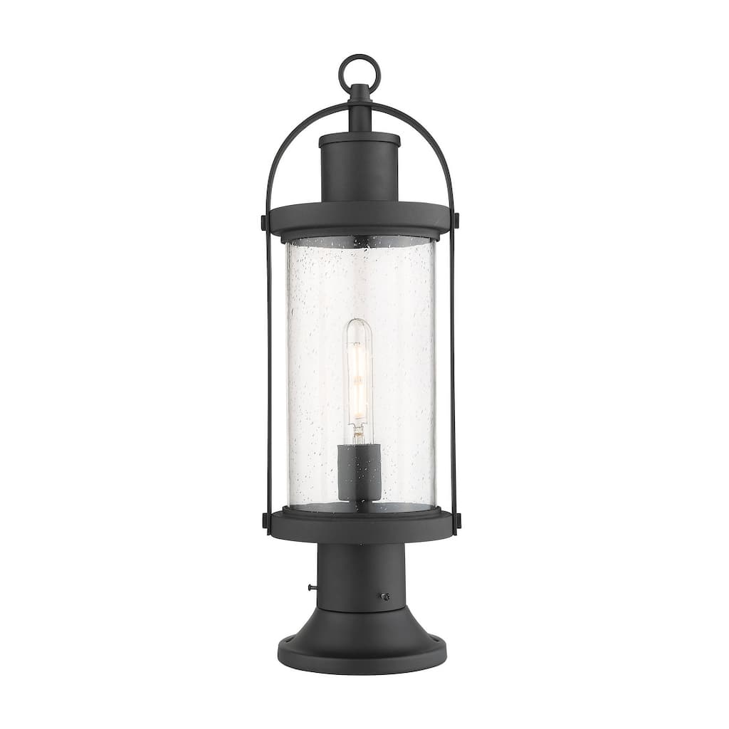 Z-Lite Roundhouse 22" Tall Outdoor Pier Mount Post Light