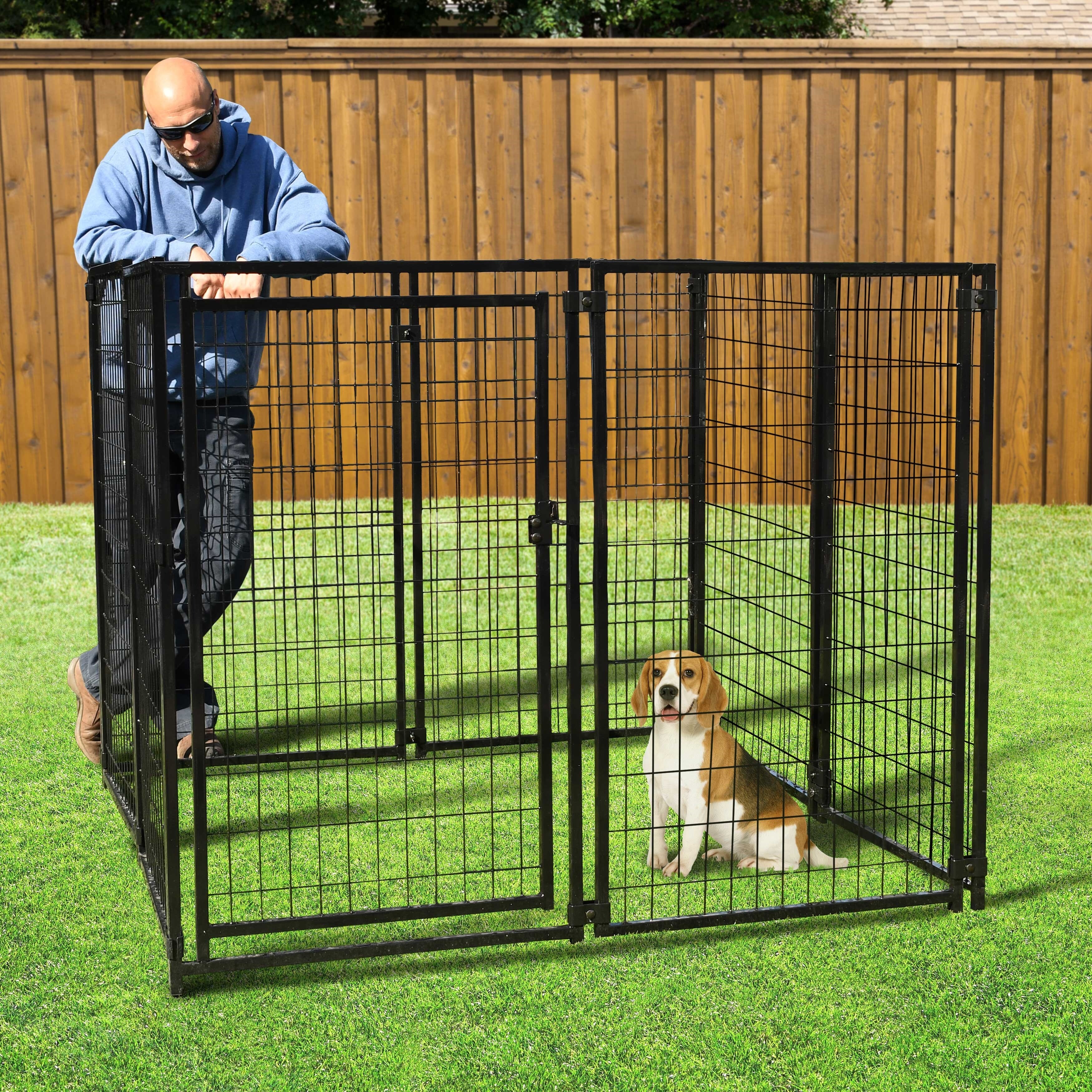 Galvanized dog crate clearance